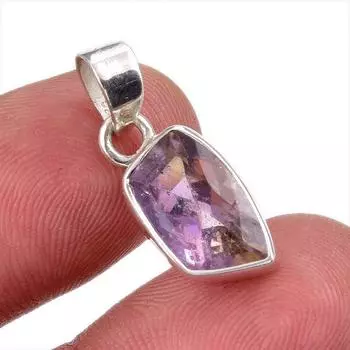 Natural Ametrine Gemstone Handmade 925 Solid Sterling Silver Pendant 1 Q1o45