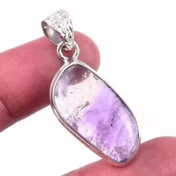Natural Ametrine Gemstone Handmade 925 Solid Sterling Silver Pendant 1.50 B6Q10