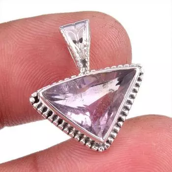 Natural Ametrine Gemstone Handmade 925 Solid Sterling Silver Pendant 1.25 u3V66