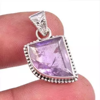 Natural Ametrine Gemstone Handmade 925 Solid Sterling Silver Pendant 1.25 n4I00
