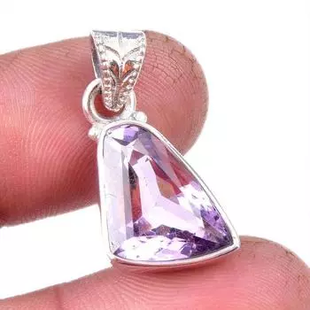 Natural Ametrine Gemstone Handmade 925 Solid Sterling Silver Pendant 1.25 y3N84
