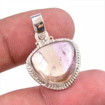 Natural Ametrine Gemstone Handmade 925 Solid Sterling Silver Pendant 1.50 w1P16
