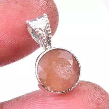 Natural Angel s Hair Rutile Gemstone 925 Solid Sterling Silver Pendant 1 c2u13