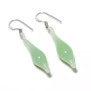 Natural Aquamarine Gemstone 925 Sterling Silver Jewelry Earring 1.97 G4Z49