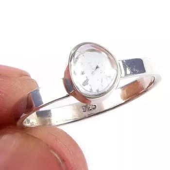 Natural Aquamarine Gemstone Handmade 925 Solid Sterling Silver Ring Size 8 f9M02