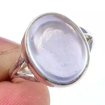 Natural Aquamarine Gemstone Handmade 925 Solid Sterling Silver Ring Size 6 P4M55