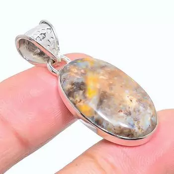 Natural Astrophyllite Gemstone 925 Solid Sterling Silver Gift Pendant 1.65 u7d81