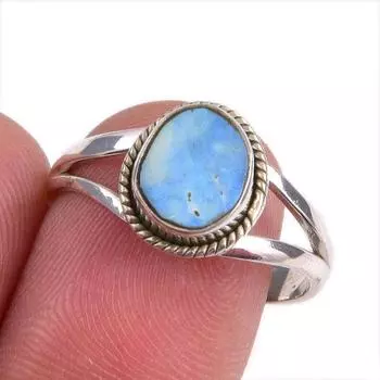 Natural Australian Opal Gemstone 925 Solid Sterling Silver Jewelry Ring S.9 j1o60