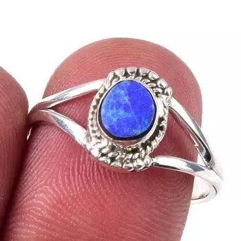 Natural Australian Opal Gemstone 925 Solid Sterling Silver Jewelry Ring S.8 L5I83