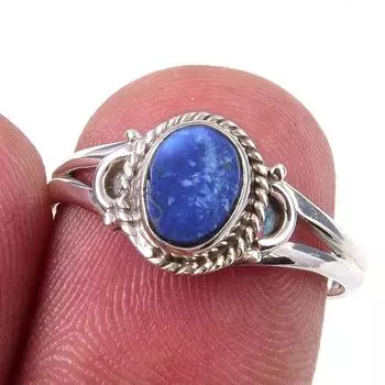 Natural Australian Opal Gemstone 925 Solid Sterling Silver Jewelry Ring S.7 k5u94