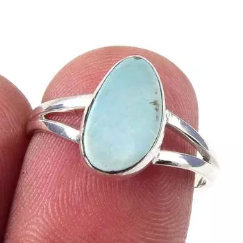 Natural Australian Opal Gemstone 925 Solid Sterling Silver Jewelry Ring S.7 i9l53