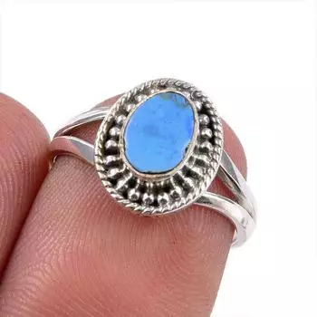 Natural Australian Opal Gemstone 925 Solid Sterling Silver Ring Size 5.5 l7C10
