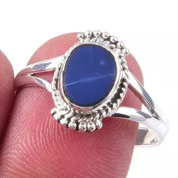 Natural Australian Opal Gemstone 925 Solid Sterling Silver Jewelry Ring S.9 A6i34