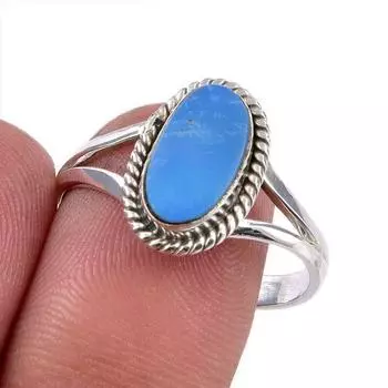Natural Australian Opal Gemstone 925 Solid Sterling Silver Ring Size 9.5 D9b40