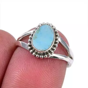 Natural Australian Opal Gemstone 925 Solid Sterling Silver Jewelry Ring S.6 Y3L27