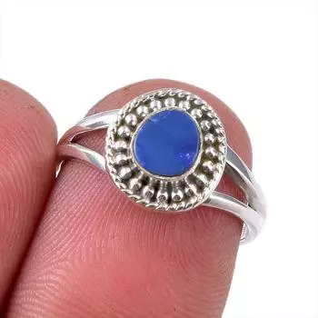 Natural Australian Opal Gemstone 925 Solid Sterling Silver Ring Size 5.5 v5L32