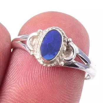 Natural Australian Opal Gemstone 925 Solid Sterling Silver Jewelry Ring S.7 I1o75