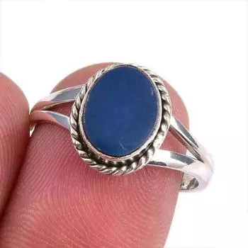 Natural Australian Opal Gemstone Handmade 925 Solid Silver Gift Ring S.7.5 Q2i40