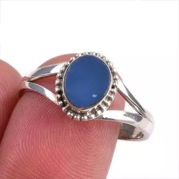 Natural Australian Opal Gemstone Handmade 925 Solid Silver Gift Ring S.9.5 B1m56