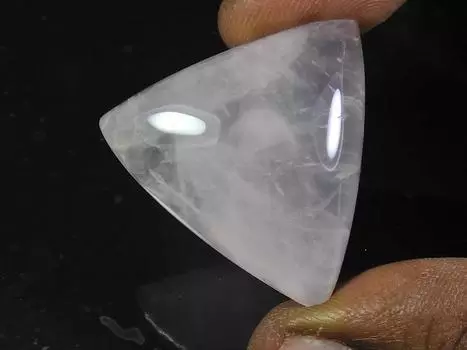 Natural Baby Pink Rose Quartz Fancy Cabochon Loose Gemstone 30X31X09MM 55Cts ET-93