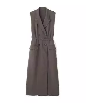 Natural Beauty Casual Sleeveless Trench M [N Basic] Dress, Dress, Women s, Charcoal,