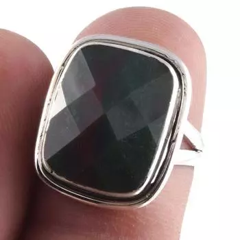 Natural Bloodstone Gemstone Handmade 925 Sterling Silver Jewelry Ring S.6 T6L79