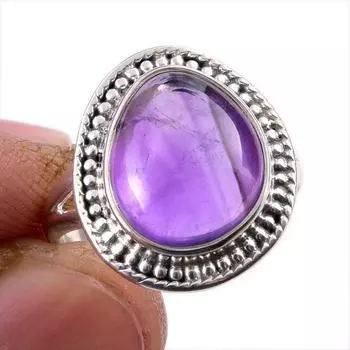 Natural Cacoxenite Gemstone 925 Solid Sterling Silver Jewelry Ring Size 7 J0e44