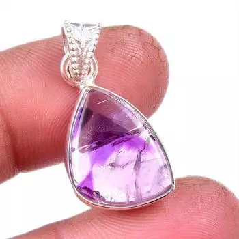 Natural Cacoxenite Gemstone 925 Solid Sterling Silver Jewelry Pendant 1.25 t3D91