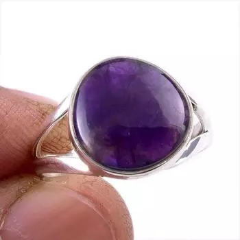 Natural Cacoxenite Gemstone 925 Solid Sterling Silver Jewelry Ring Size 8 z6F41