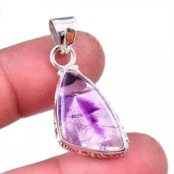 Natural Cacoxenite Gemstone 925 Solid Sterling Silver Jewelry Pendant 1.50 d5w56