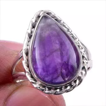 Natural Cacoxenite Gemstone 925 Solid Sterling Silver Jewelry Ring Size 7 C8Y74