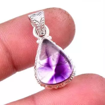 Natural Cacoxenite Gemstone 925 Solid Sterling Silver Jewelry Pendant 1.25 S7Y67