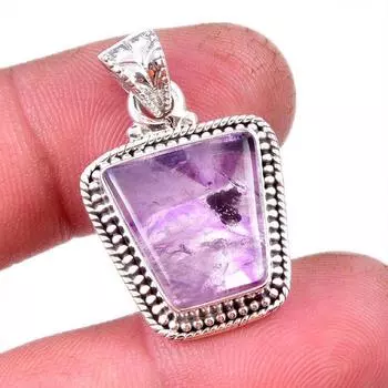 Natural Cacoxenite Gemstone 925 Solid Sterling Silver Jewelry Pendant 1.25 L3g74