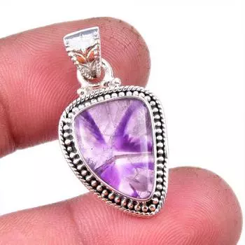 Natural Cacoxenite Gemstone 925 Solid Sterling Silver Jewelry Pendant 1.25 k9A39