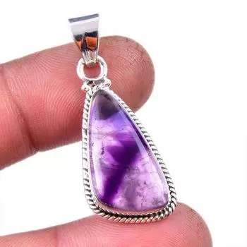 Natural Cacoxenite Gemstone 925 Solid Sterling Silver Jewelry Pendant 1.50 j7p58