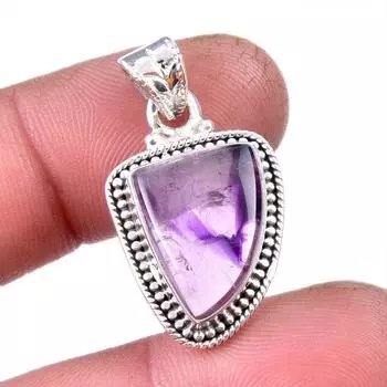 Natural Cacoxenite Gemstone 925 Solid Sterling Silver Jewelry Pendant 1.25 J7u73