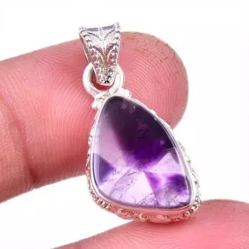 Natural Cacoxenite Gemstone 925 Solid Sterling Silver Jewelry Pendant 1.25 U9R89