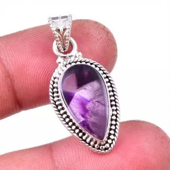 Natural Cacoxenite Gemstone 925 Solid Sterling Silver Jewelry Pendant 1.25 G2p75