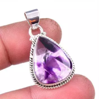 Natural Cacoxenite Gemstone 925 Solid Sterling Silver Jewelry Pendant 1.50 A8v08