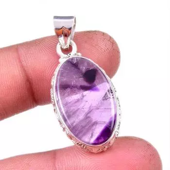 Natural Cacoxenite Gemstone 925 Solid Sterling Silver Jewelry Pendant 1.50 H0G39