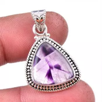 Natural Cacoxenite Gemstone 925 Solid Sterling Silver Jewelry Pendant 1.25 t5h58