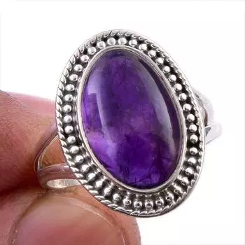 Natural Cacoxenite Gemstone 925 Solid Sterling Silver Jewelry Ring Size 8 V9L60