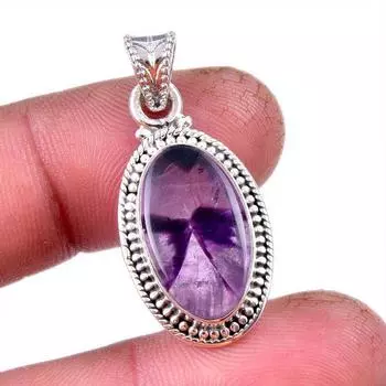 Natural Cacoxenite Gemstone 925 Solid Sterling Silver Jewelry Pendant 1.50 j3a27