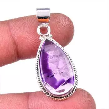 Natural Cacoxenite Gemstone 925 Solid Sterling Silver Jewelry Pendant 1.50 b4k50
