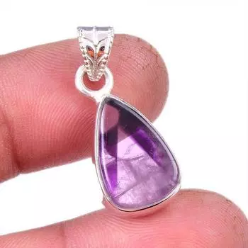 Natural Cacoxenite Gemstone 925 Solid Sterling Silver Jewelry Pendant 1.25 e0r69