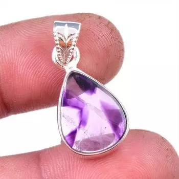 Natural Cacoxenite Gemstone 925 Solid Sterling Silver Jewelry Pendant 1.25 f8U46