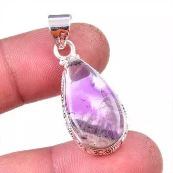 Natural Cacoxenite Gemstone 925 Solid Sterling Silver Jewelry Pendant 1.50 a1H87