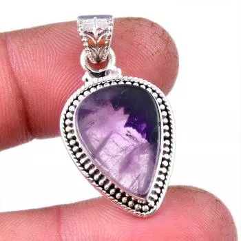 Natural Cacoxenite Gemstone 925 Solid Sterling Silver Jewelry Pendant 1.25 s9Q28