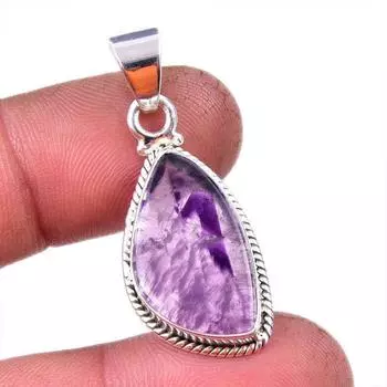 Natural Cacoxenite Gemstone 925 Solid Sterling Silver Jewelry Pendant 1.50 j0W27