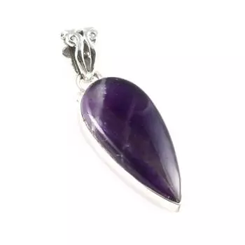 Natural Cacoxenite Gemstone 925 Solid Sterling Silver Jewelry Pendant 1.5 w7e90